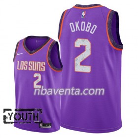 Camiseta Niños Phoenix Suns Elie Okobo 2 2018-19 Nike City Edition Violeta Swingman